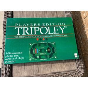 Vintage Cadaco Tripoley Players Edition Complete Card Game 1989 / 1968 # 300